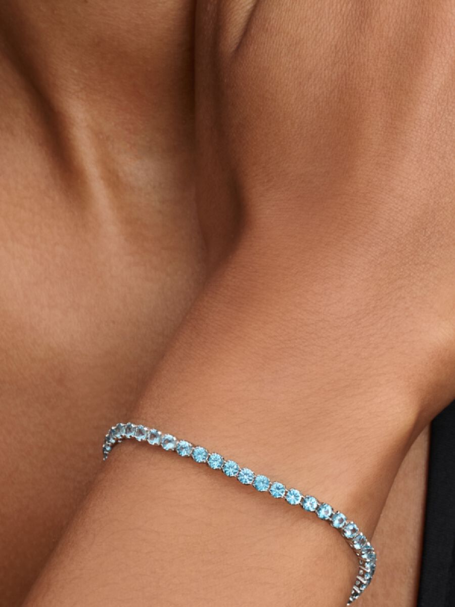 Sparkling Light Blue Tennis