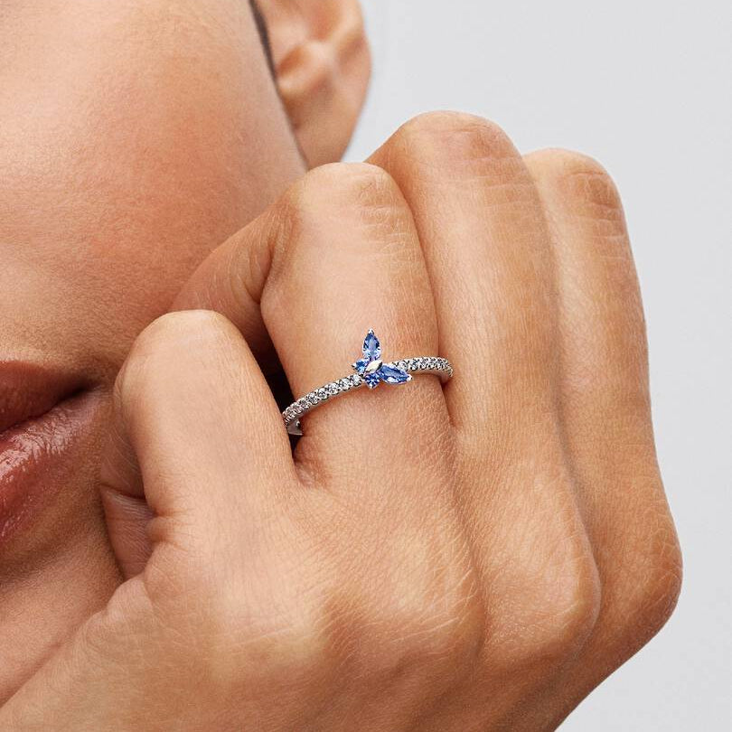 Sparkling Blue Butterfly