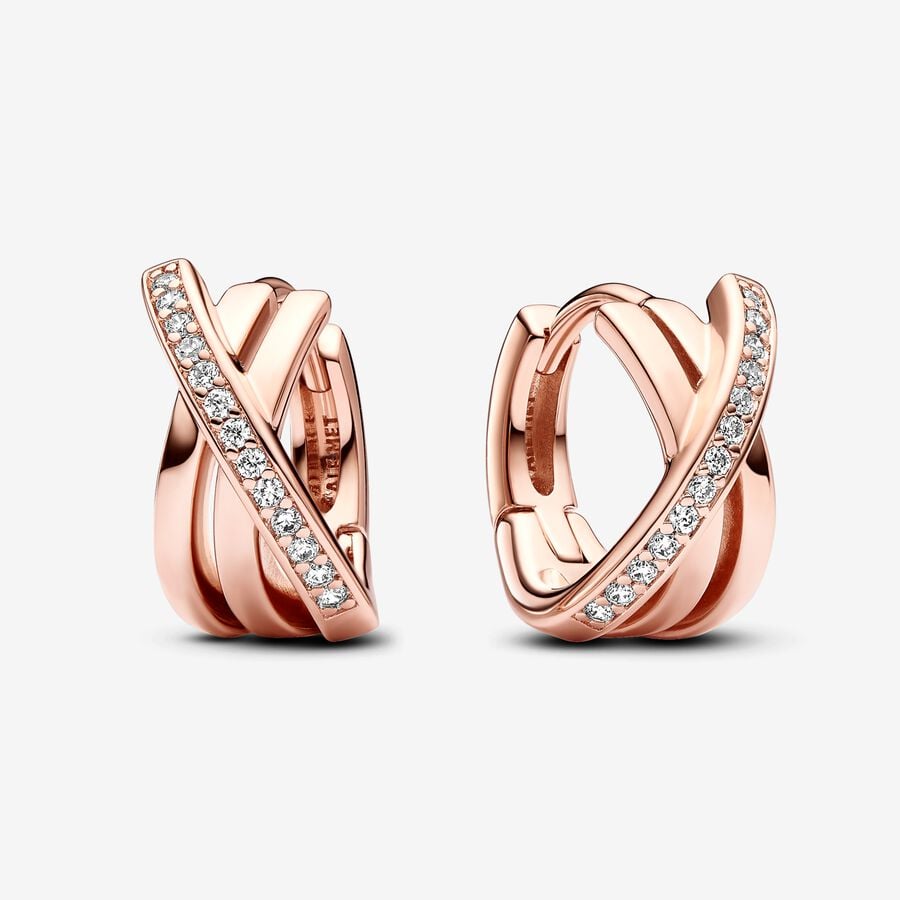 Crossover Pavé Hoop