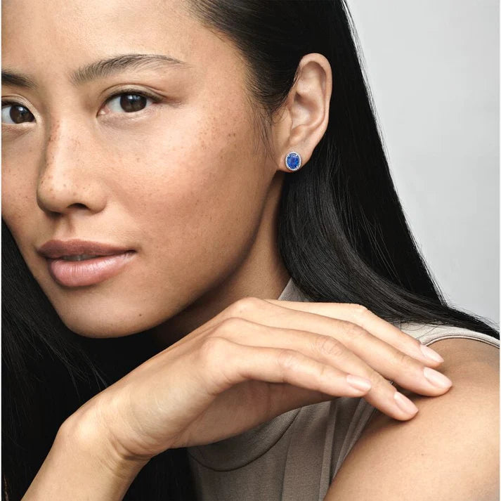 Sparkling Statement Halo Stud