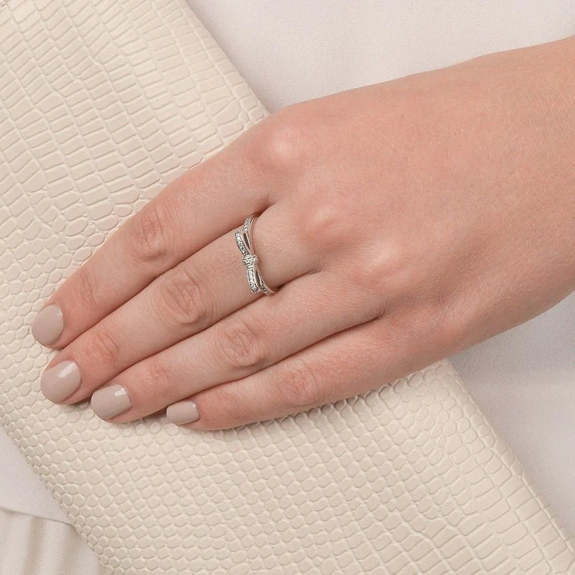 Bow Silver Ring