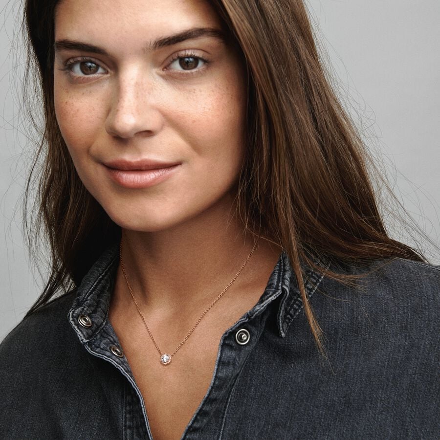 Classic Elegance Rose Necklace