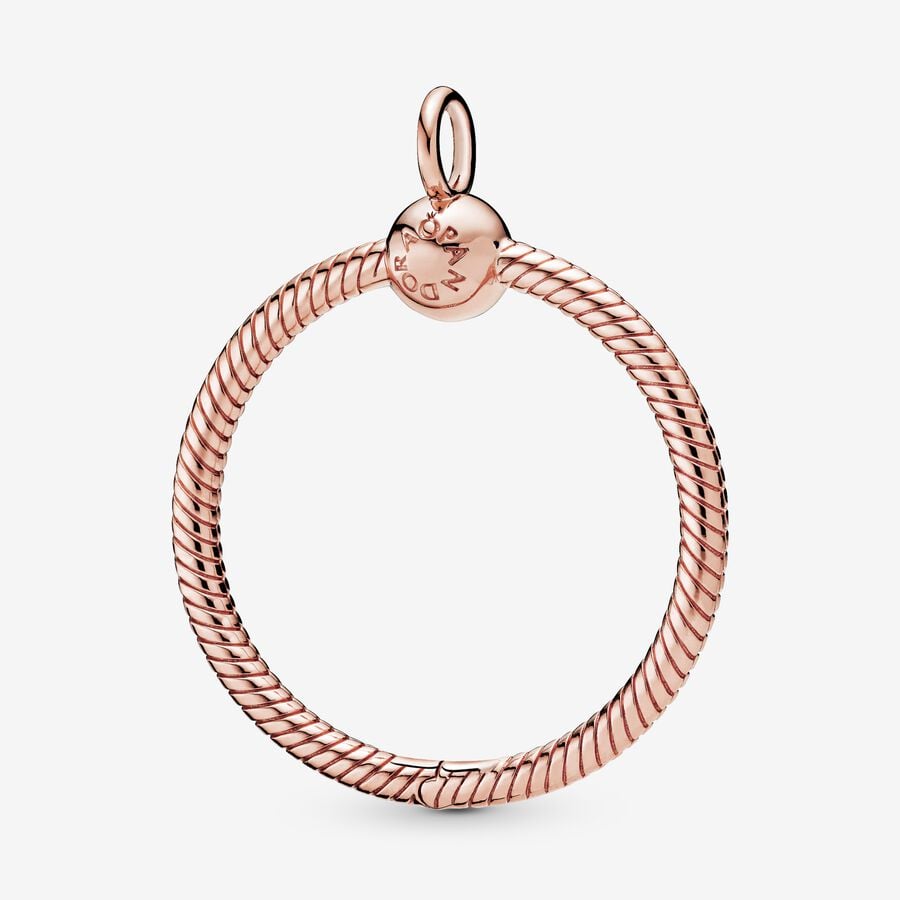Pandora Moments Medium O Pendant Rose