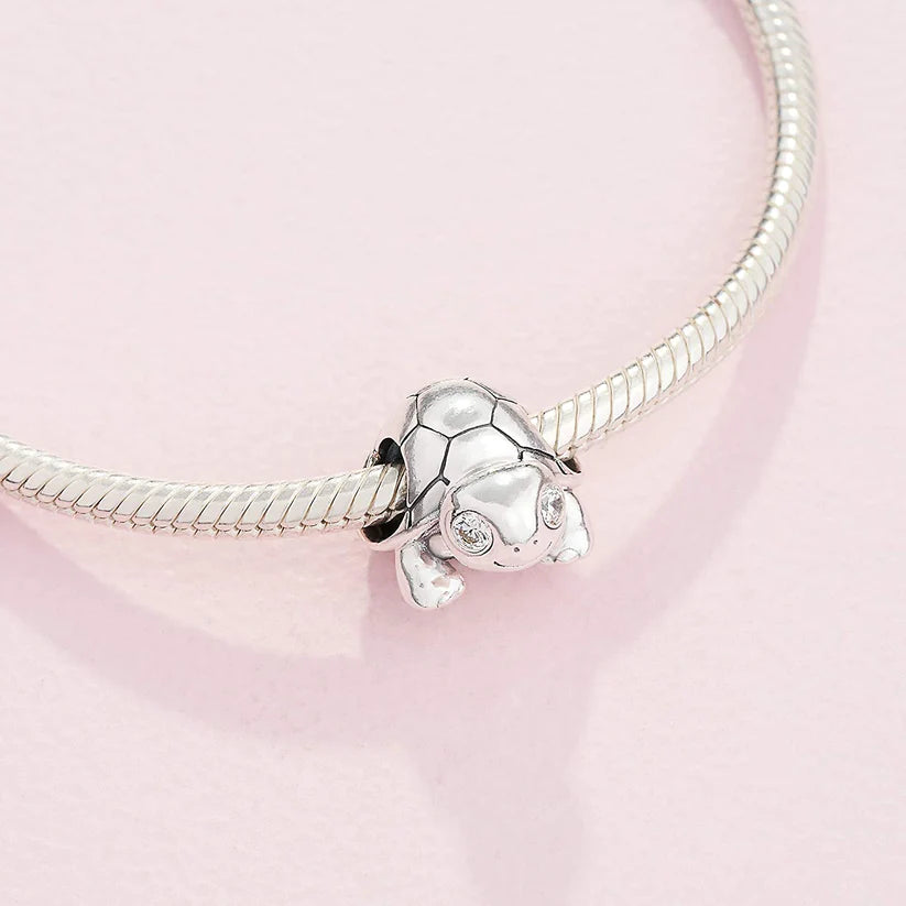 Bright Eyed Turtle Charm