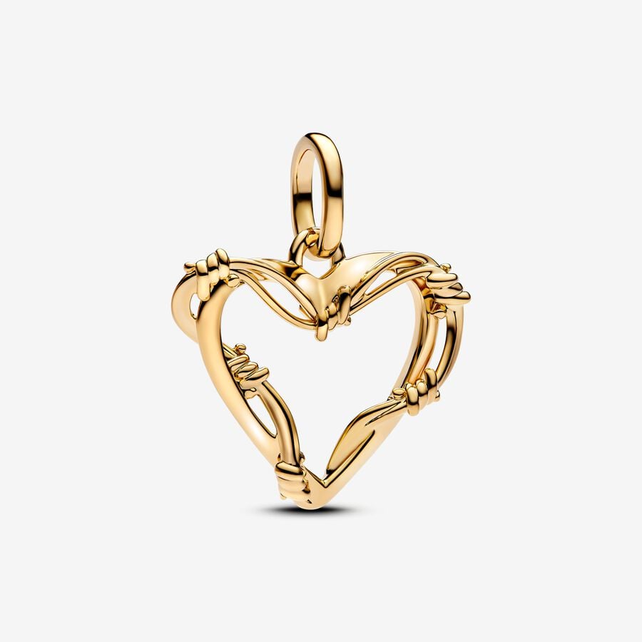 Wire Heart Dangle Shine