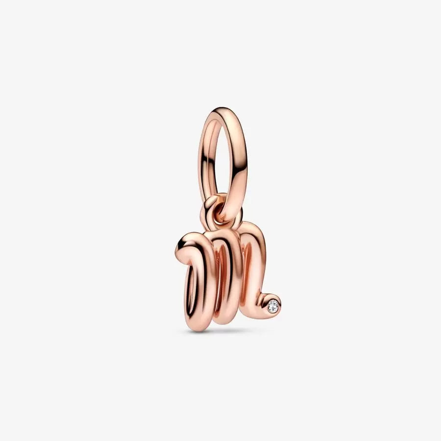 Letter Script Alphabet Dangle Charm