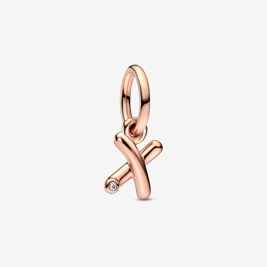 Letter Script Alphabet Dangle Charm