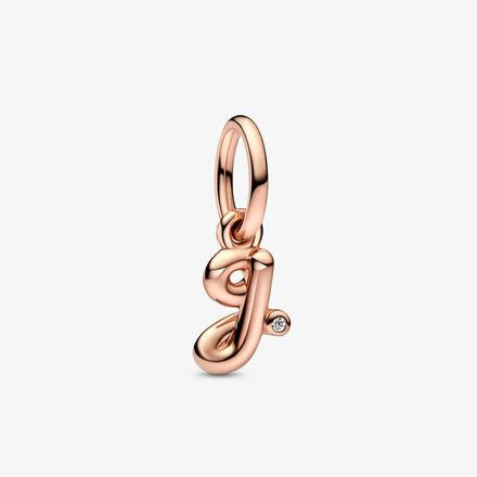 Letter Script Alphabet Dangle Charm