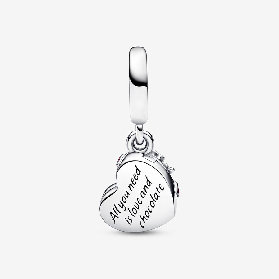 Openable Heart Chocolate Gift Box Dangle