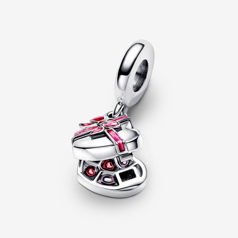 Openable Heart Chocolate Gift Box Dangle