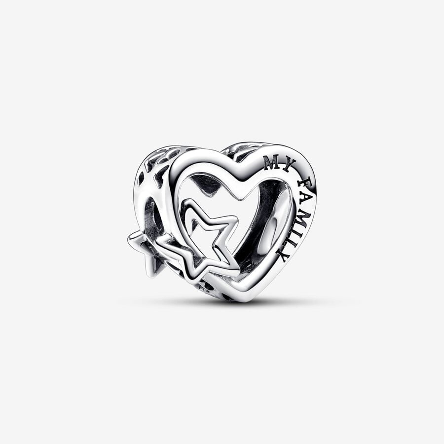 Openwork Family Heart & Star