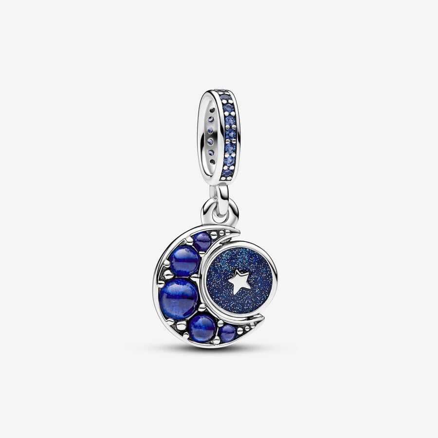 Sparkling Moon Spinning Dangle
