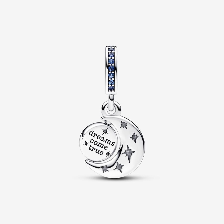 Sparkling Moon Spinning Dangle