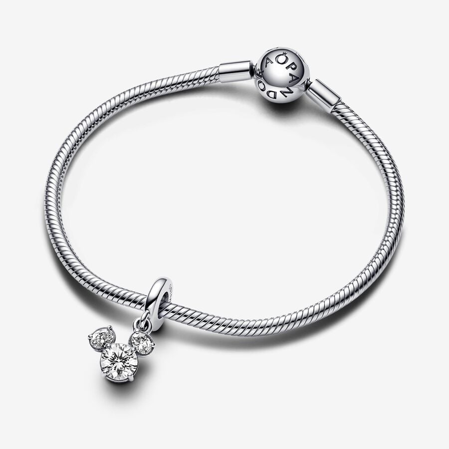 Mickey Mouse Sparkling Head Silhouette Dangle