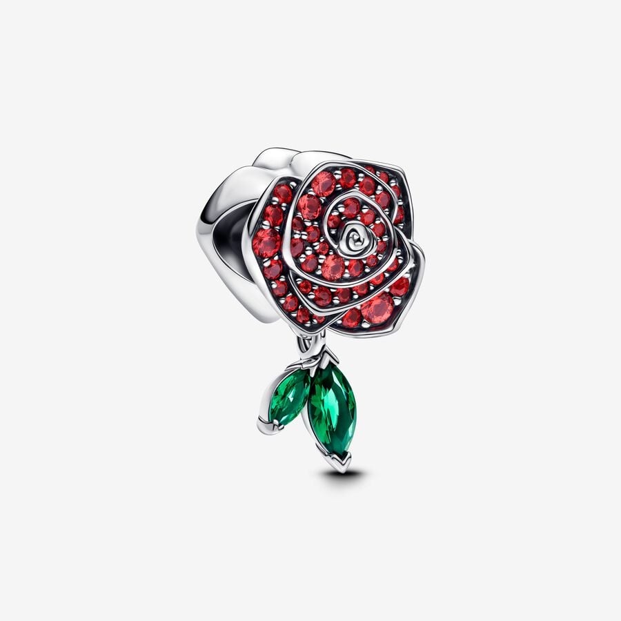 Sparkling Rose in Bloom Red