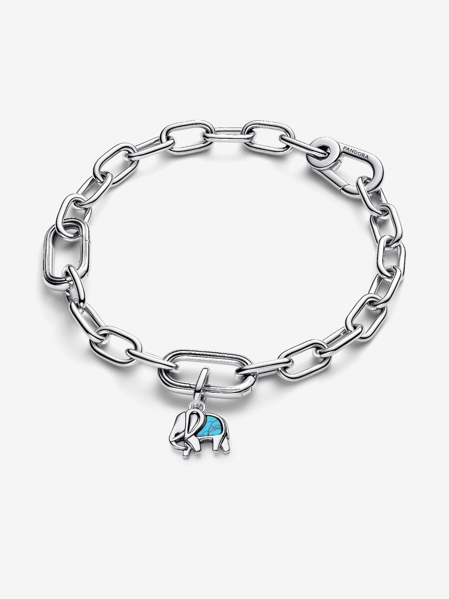 Turquoise-colored Elephant Mini Dangle