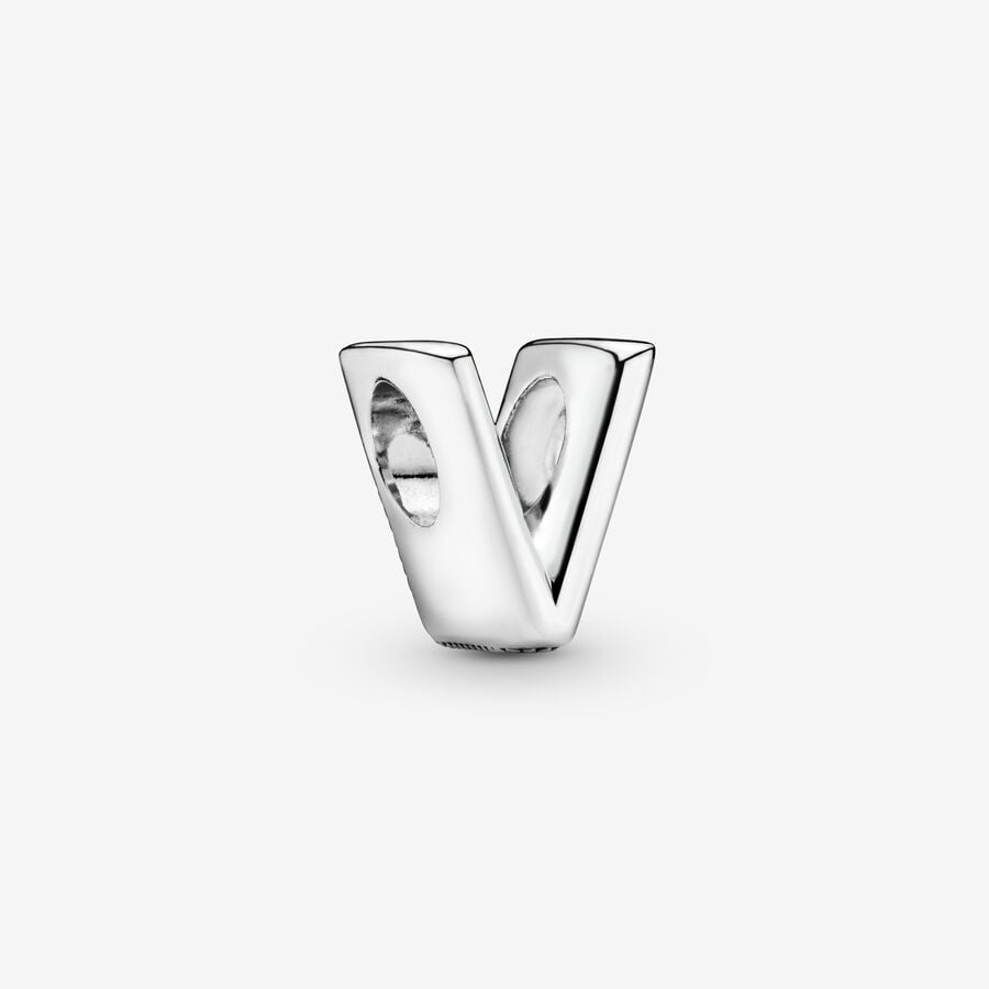 Letter V Charm