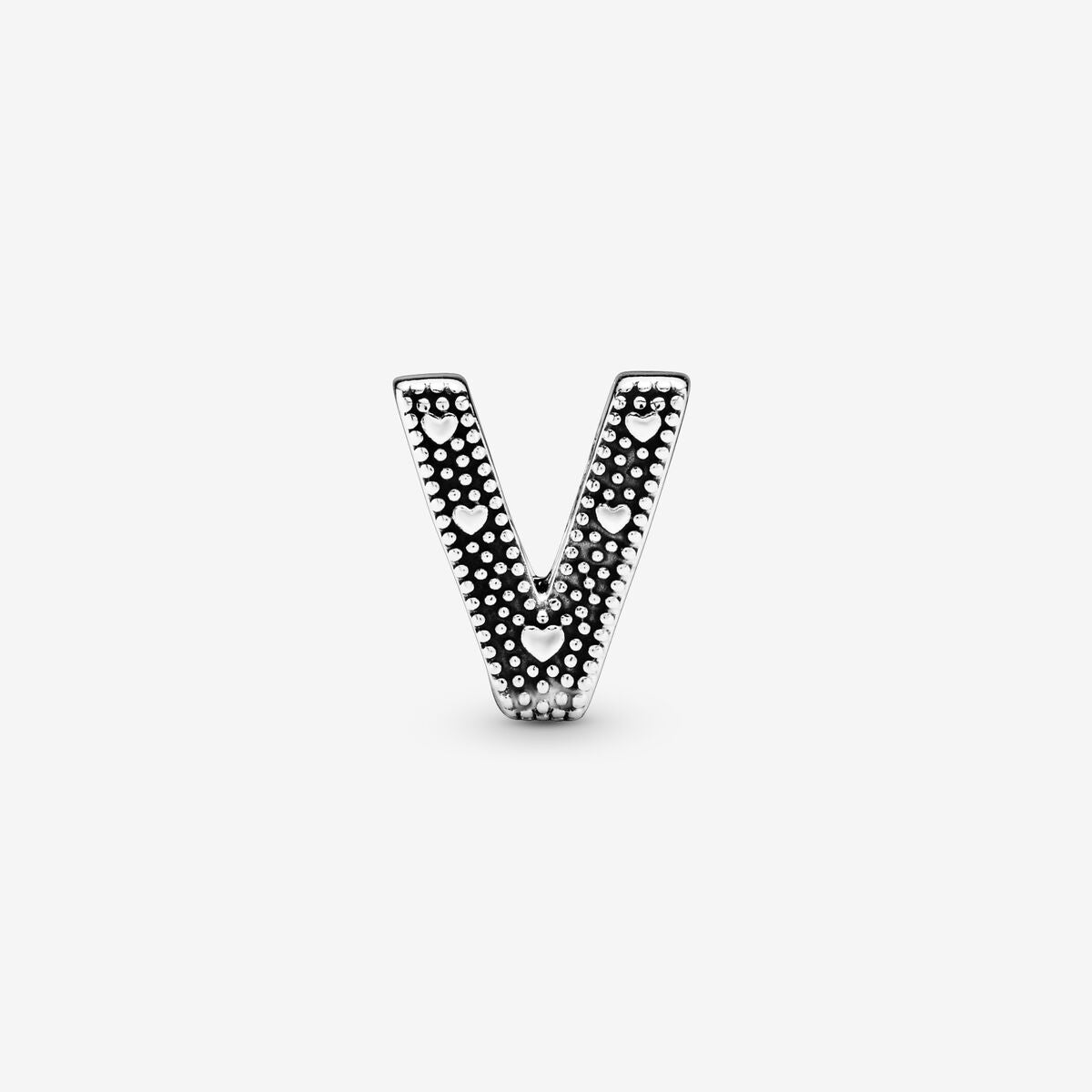 Letter V Charm