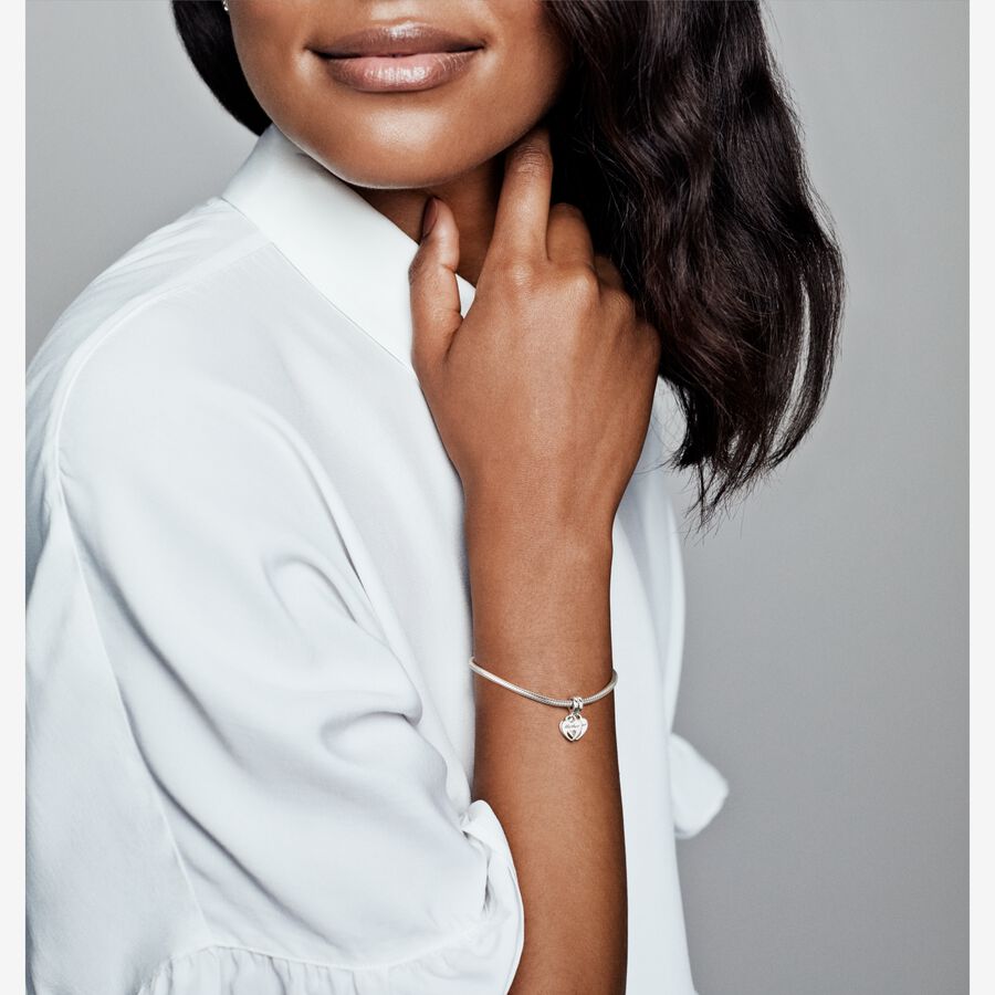 Aunt & Niece Split Heart Charm