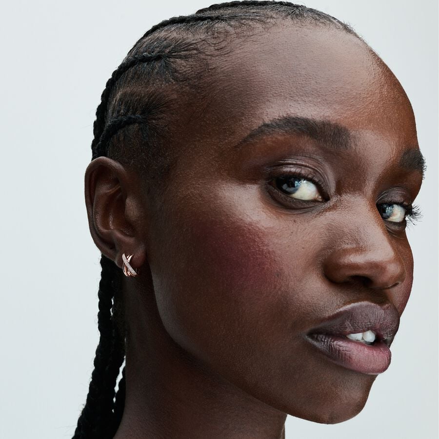 Crossover Pavé Hoop