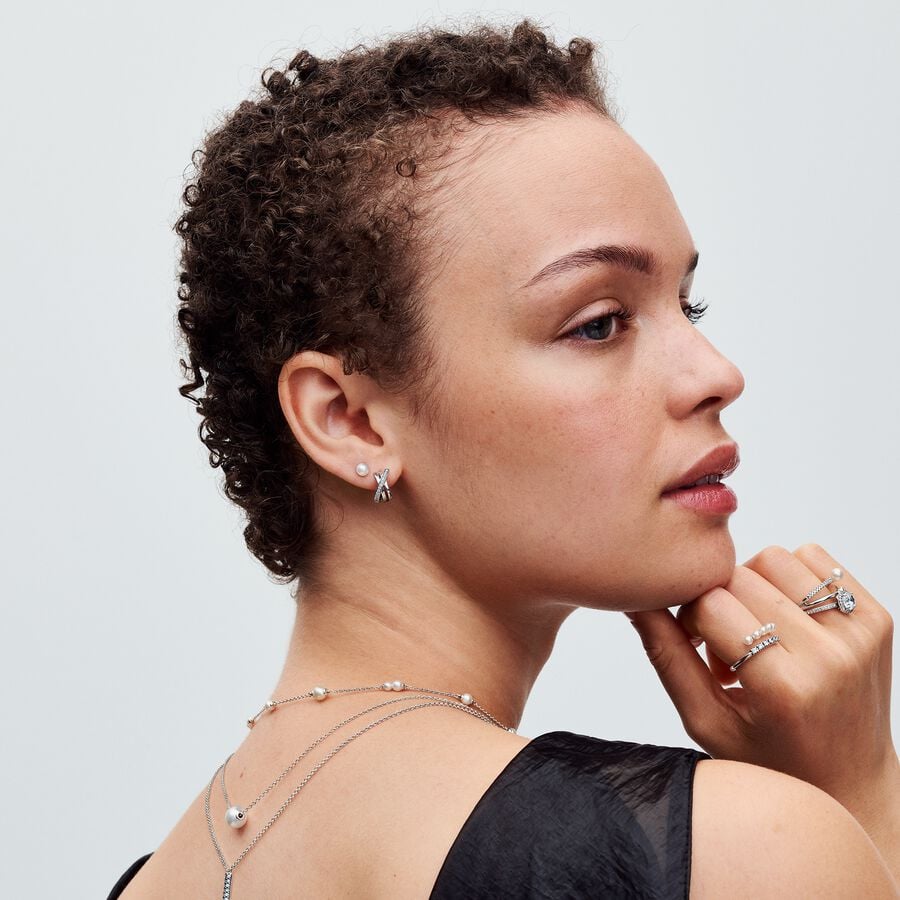 Crossover Pavé Hoop