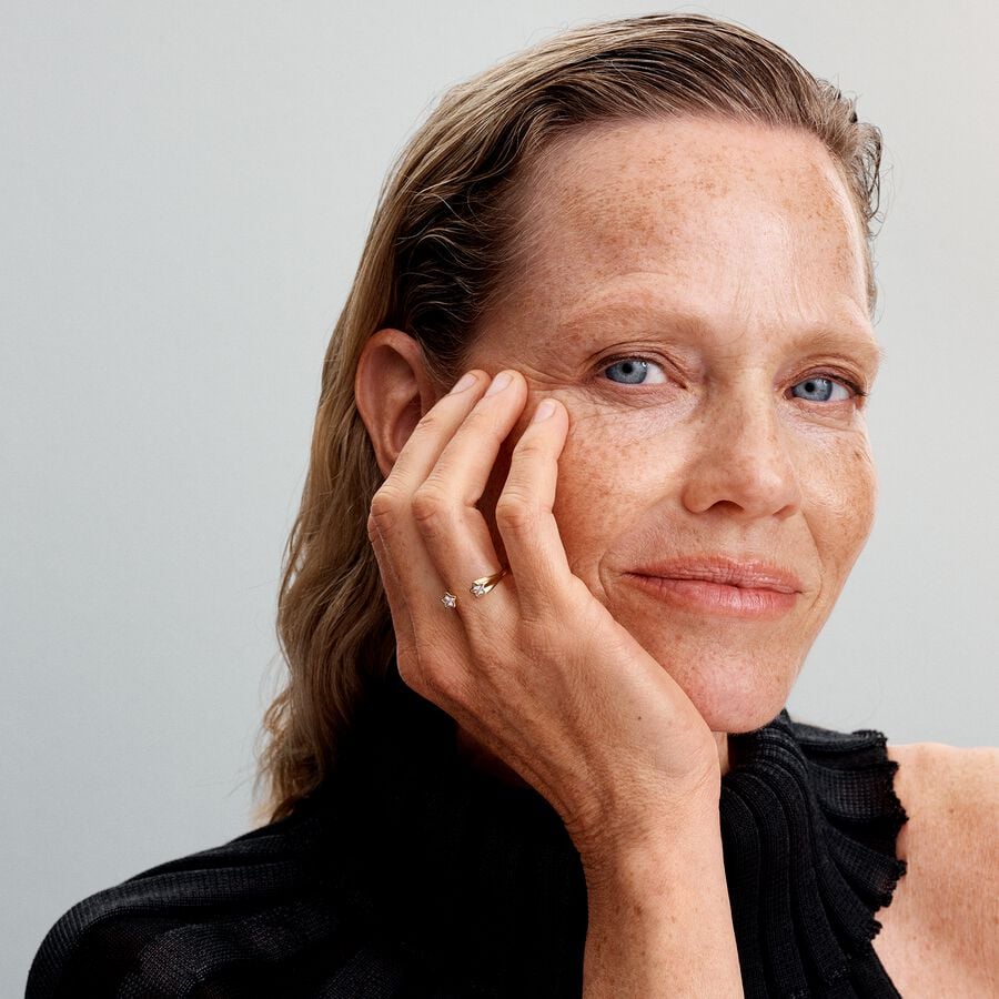 Shooting Stars Open Ring Shine