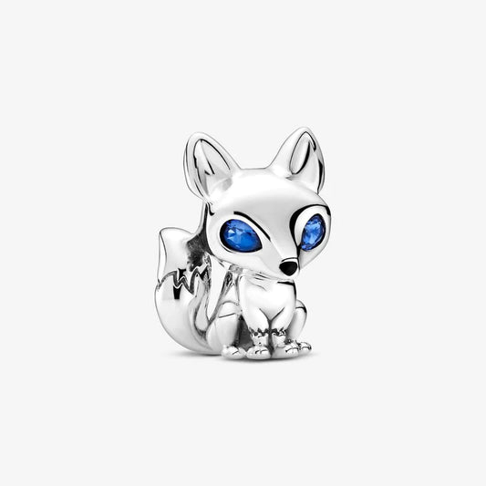 Blue-Eyed Fox Charm