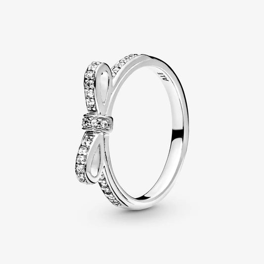 Bow Silver Ring