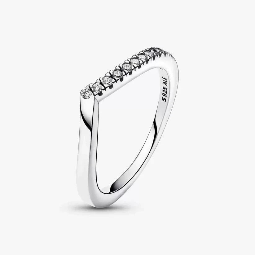 Timeless Wish Half Sparkling Ring