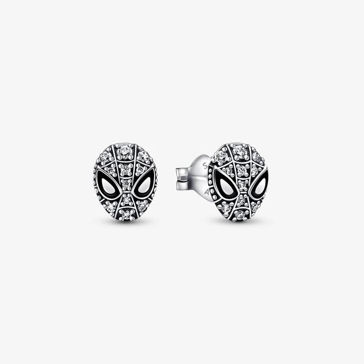 Spider-Man Mask Pavé Stud