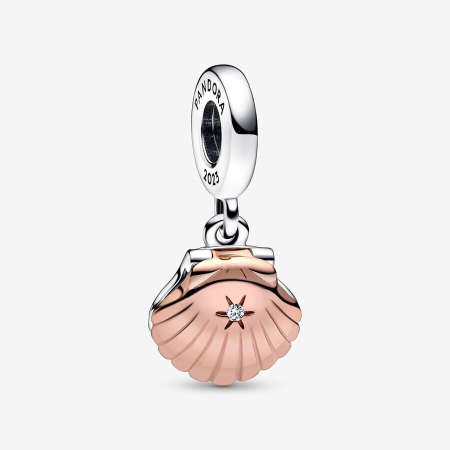 Sea Shell & Treated Freshwater Cultured Pearl Charm