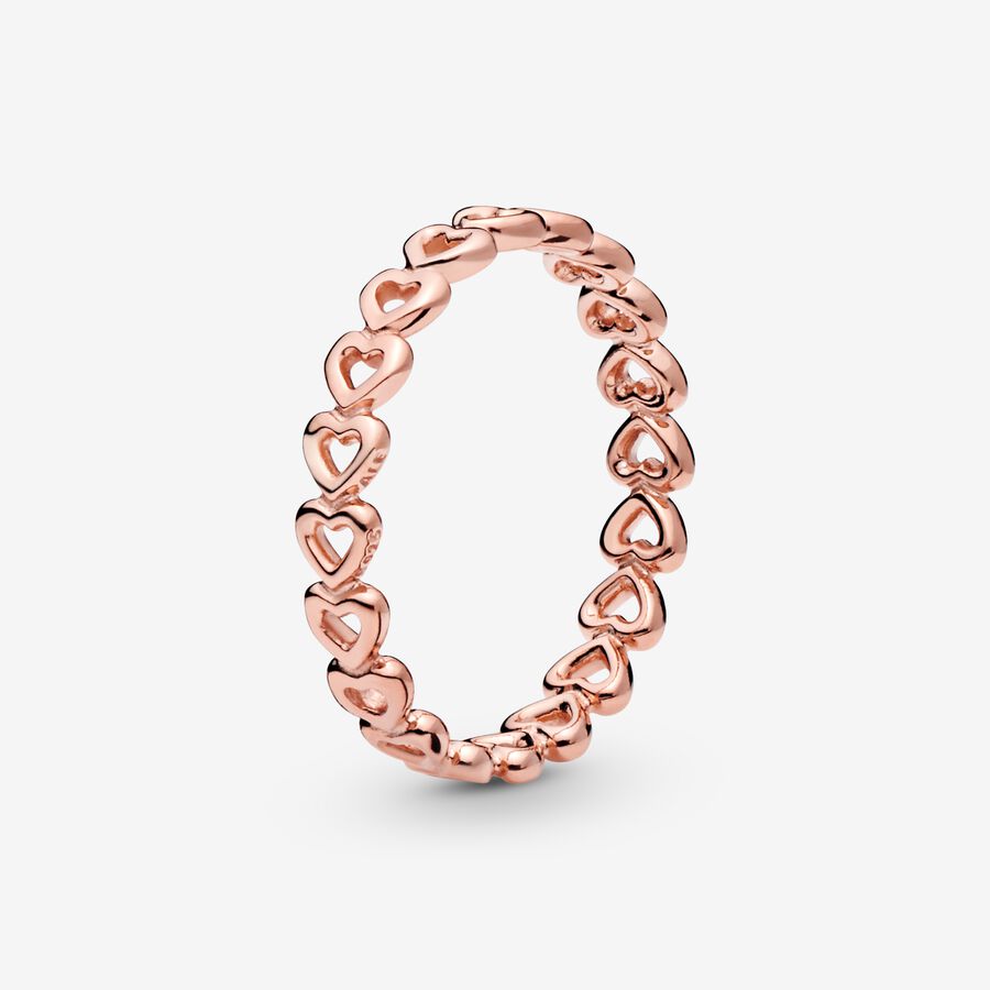 Linked Love Rose Ring