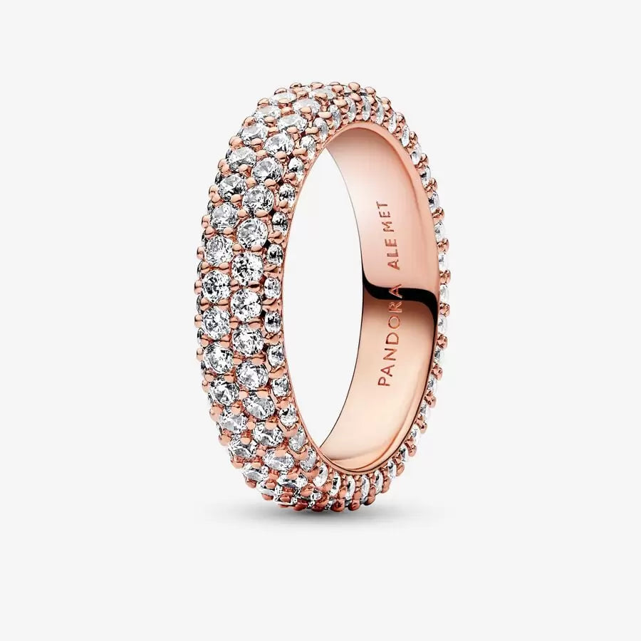 Timeless Pavé Double-row Ring