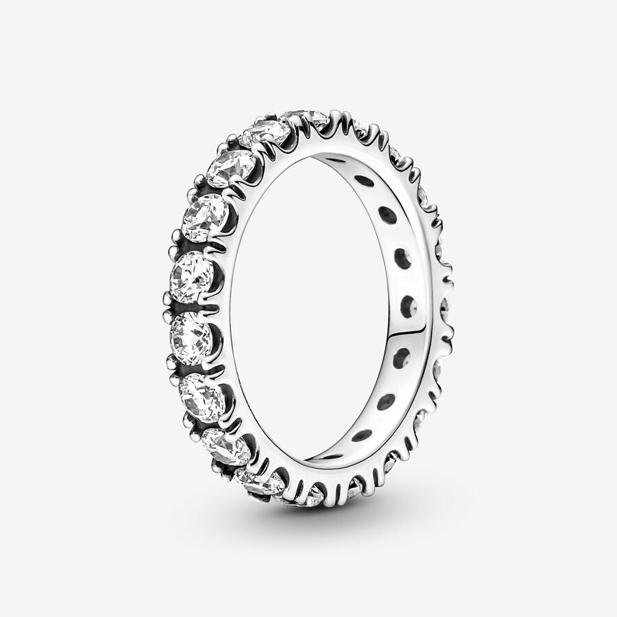 Sparkling Row Eternity Ring