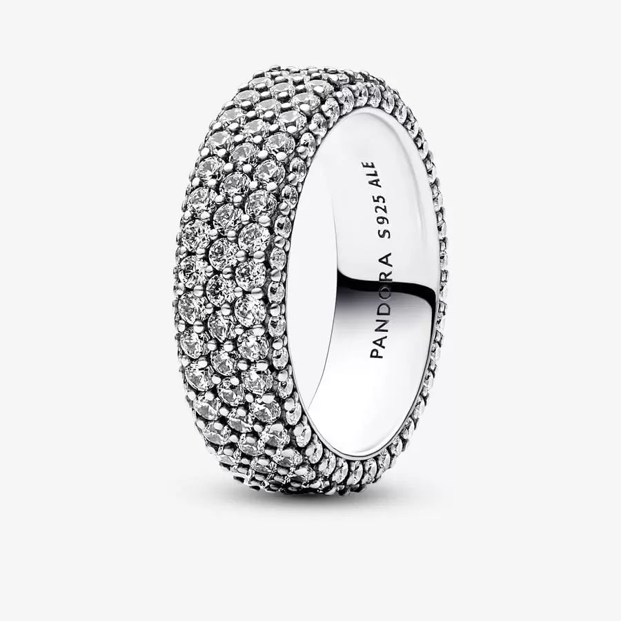 Timeless Pavé Triple-row Ring