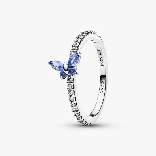 Sparkling Blue Butterfly