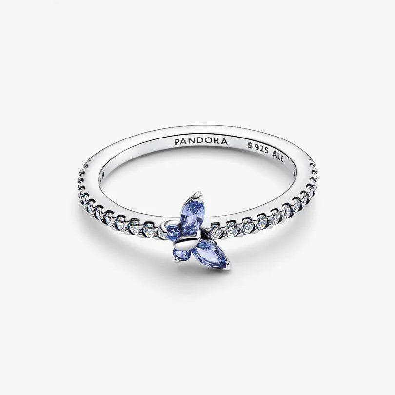 Sparkling Blue Butterfly