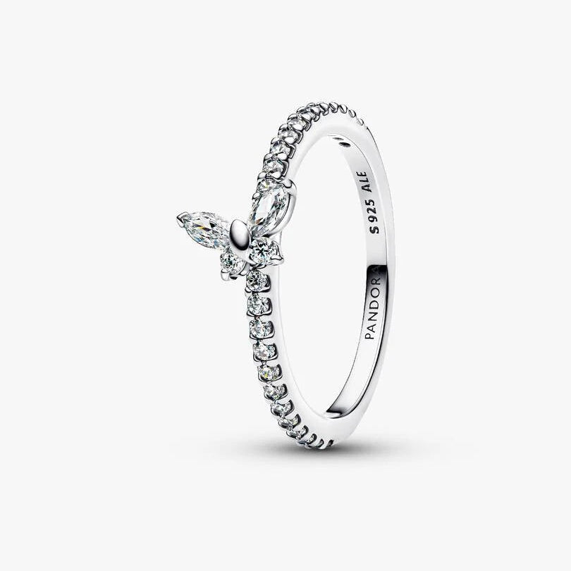 Sparkling Butterfly Ring