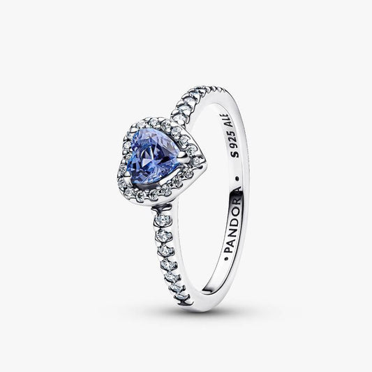 Sparkling Elevated blue Heart
