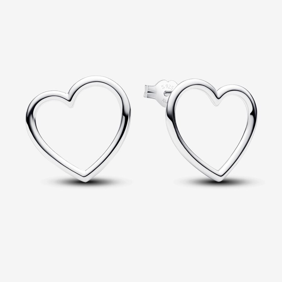 Front-facing Heart Stud