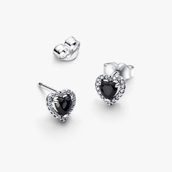 Elevated Heart Stud
