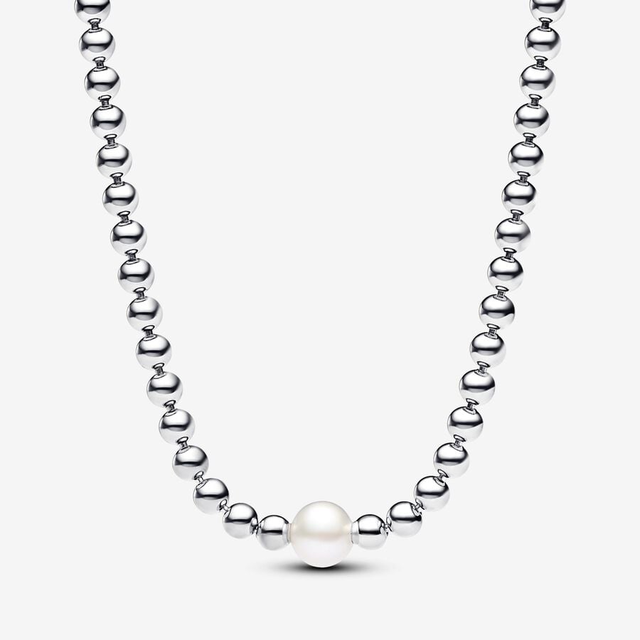 Cultured Pearl & Beads Collier