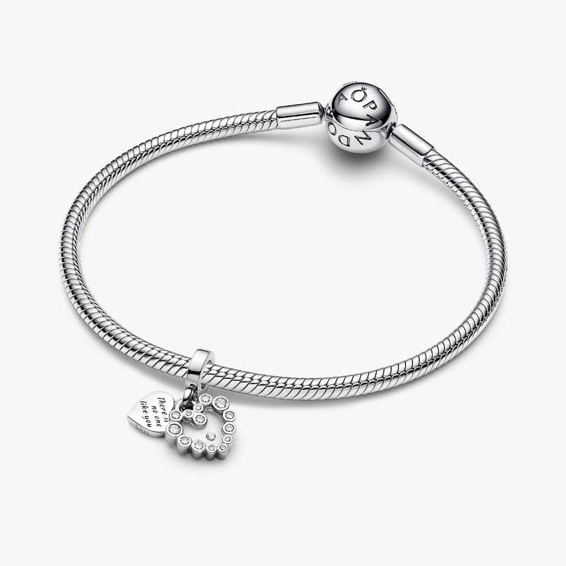 Sparkling Heart Double Dangle