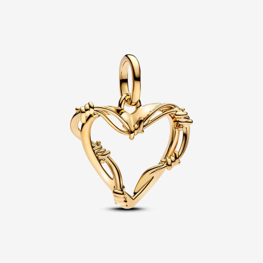 Wire Heart Dangle Shine