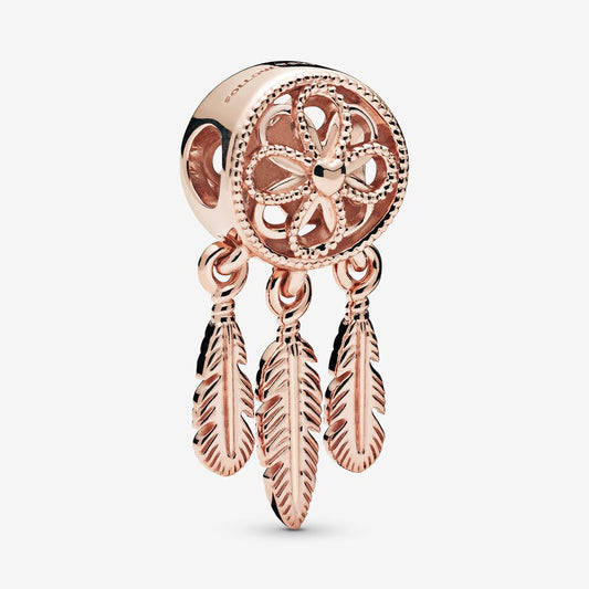 Spiritual Dream Catcher Rose Charm