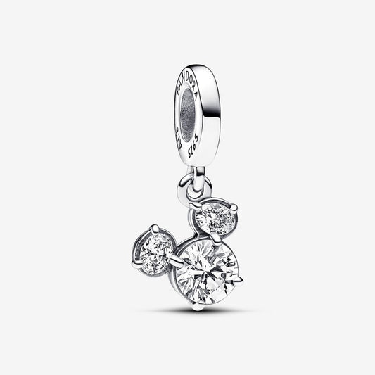 Mickey Mouse Sparkling Head Silhouette Dangle