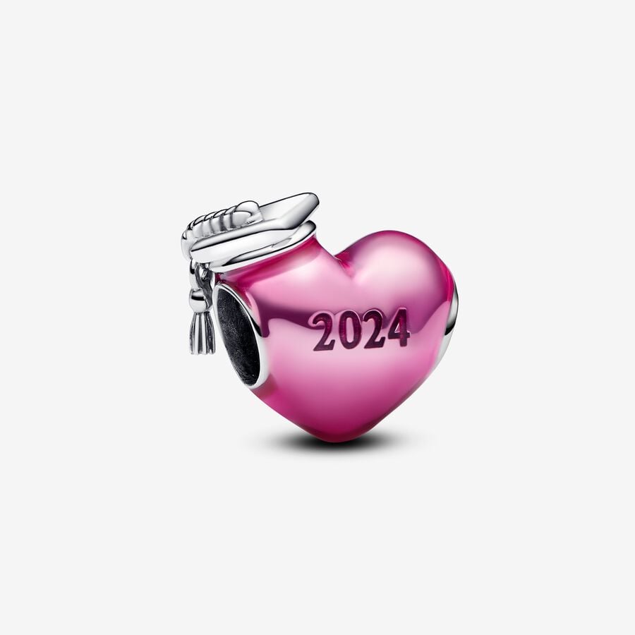 Pink 2024 Graduation Heart