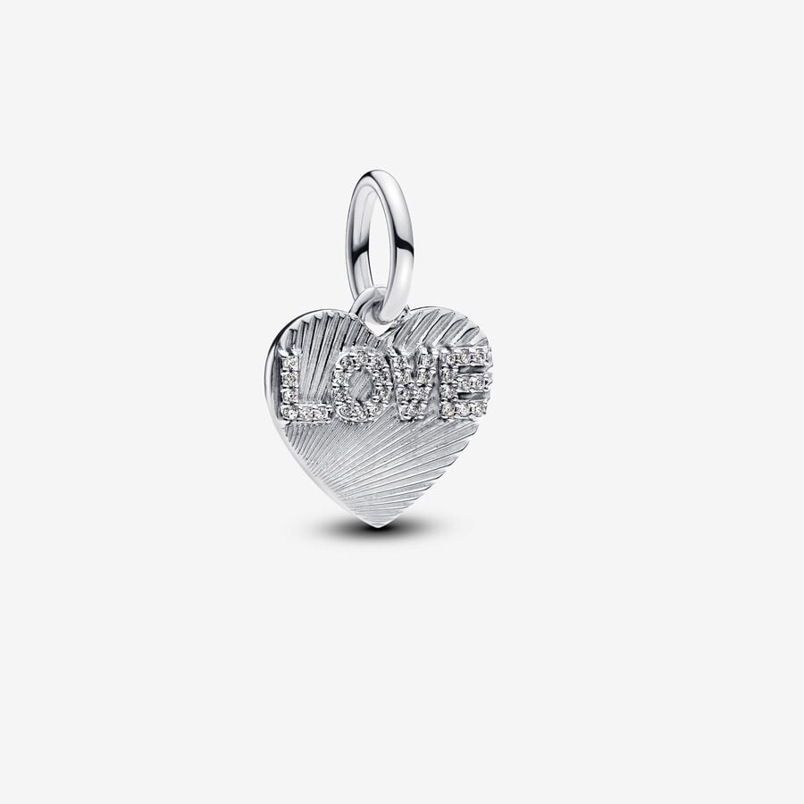 Engravable Love Heart Dangle