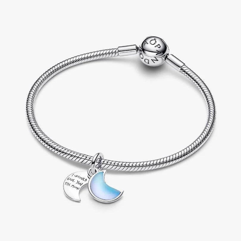 Crescent Moon Double Dangle