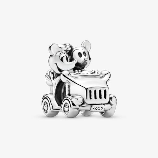 Mickey & Minnie Vintage Car